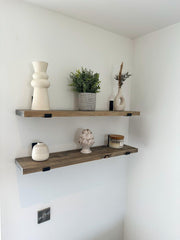 Biddenden Solid Wood Shelf - The Rustic Grove Co.