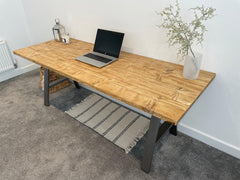 Whitstable Desk - Stripped Pine - The Rustic Grove Co.